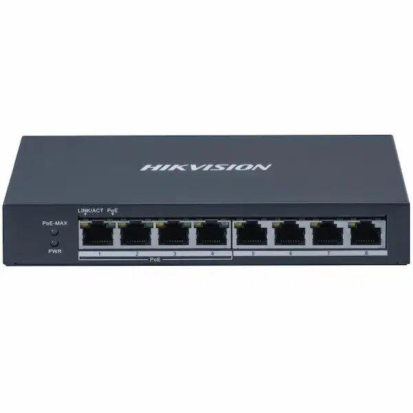8-Port Gigabit Switch with 4 POE+- DS-3E0508P-O