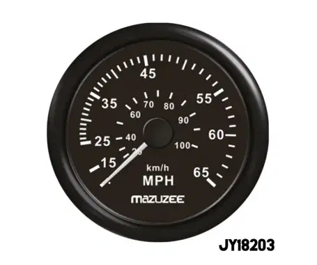 SPEEDOMETER 65MPH - BLACK