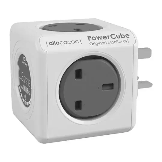 Allocacoc PowerCube 'Original Monitor' 4-Socket Mains Extension Plug